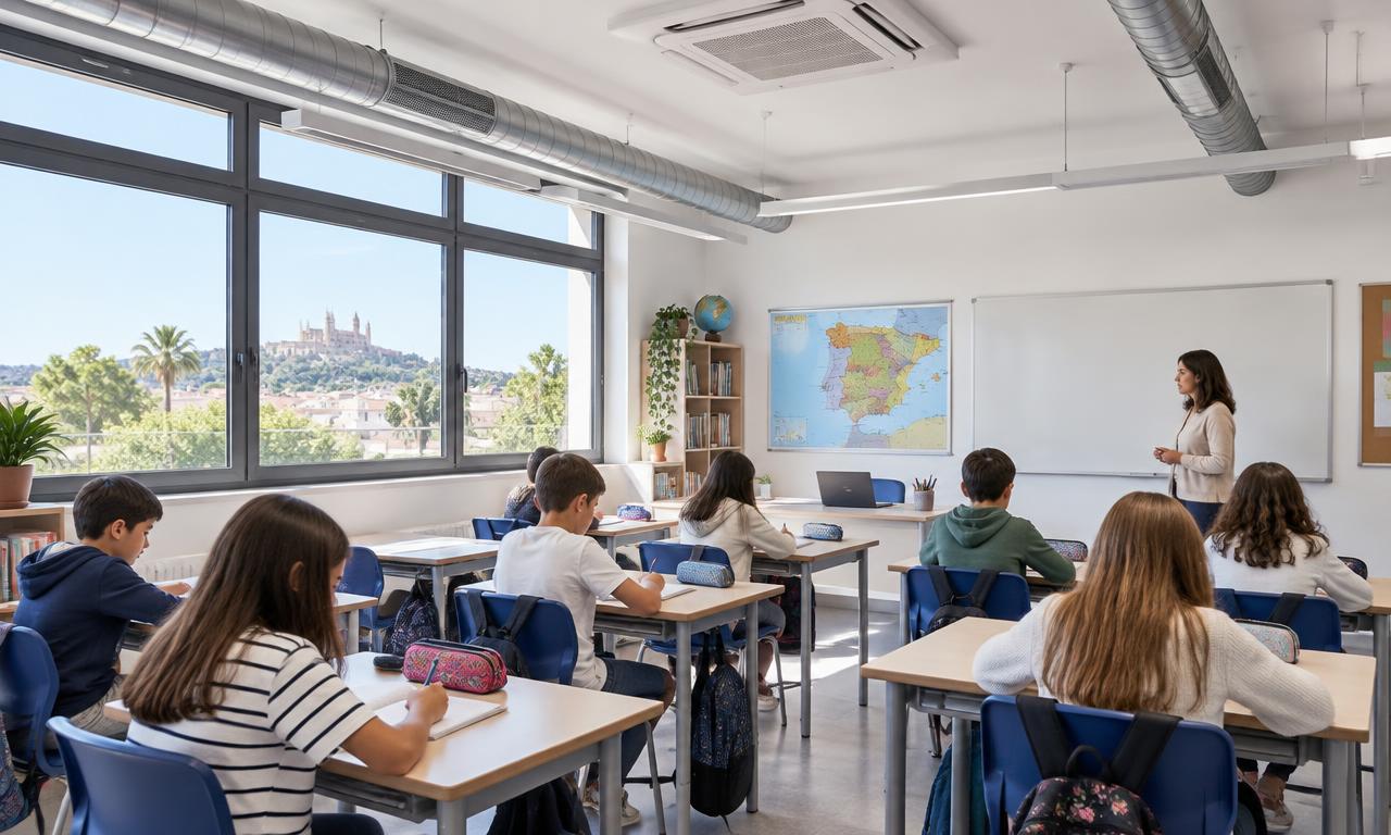 Climatización en colegios en Madrid