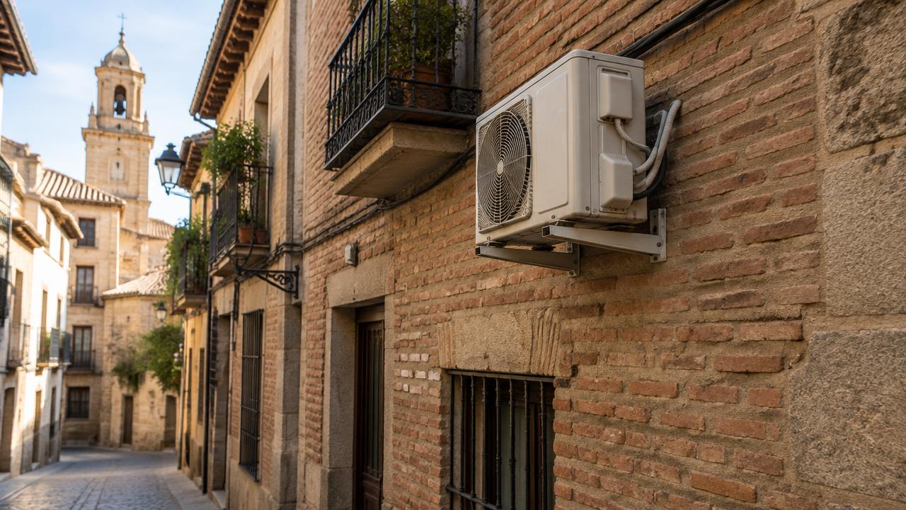 Aire acondicionado en el Casco Histórico y Ambroz