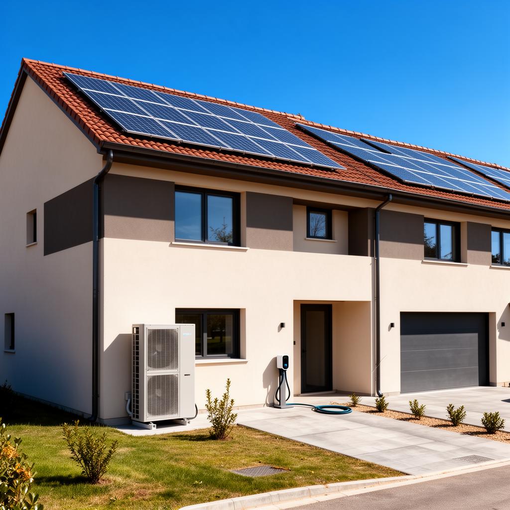 Dúplex en Las Rozas con aerotermia y paneles solares fotovoltaicos