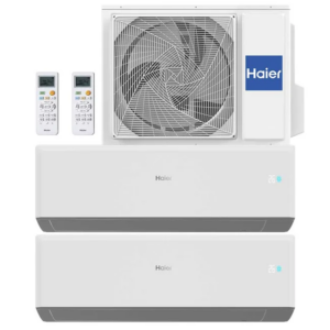 Aire Acondicionado Multi Split 2X1 Haier Geos R Plus 3000+3000fg INSTALACION INCLUIDA