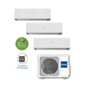 Multi Split 3X1 Haier Geos R Plus 2300fg+ 2x3000fg INSTALACION INCLUIDA